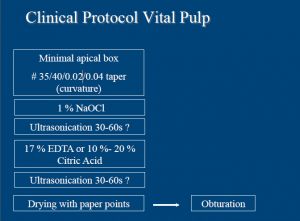 Irrigasjonsprotokoll del 1. Bilde.
