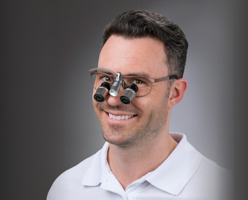 ExamVision Kepler Kompakt brukt av en mann