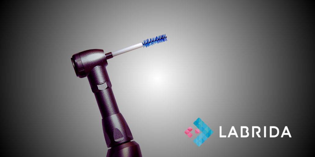 Labrida BioClean i vinkelstykke og logo