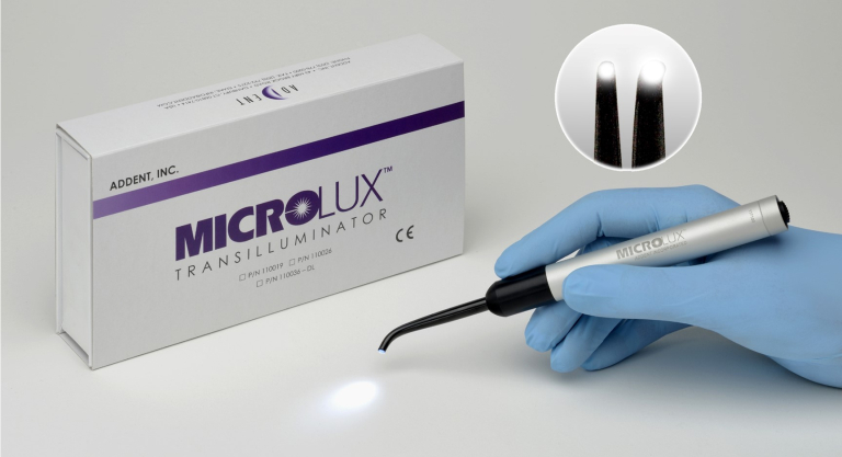 Microlux forpakning, bruk og lysledere