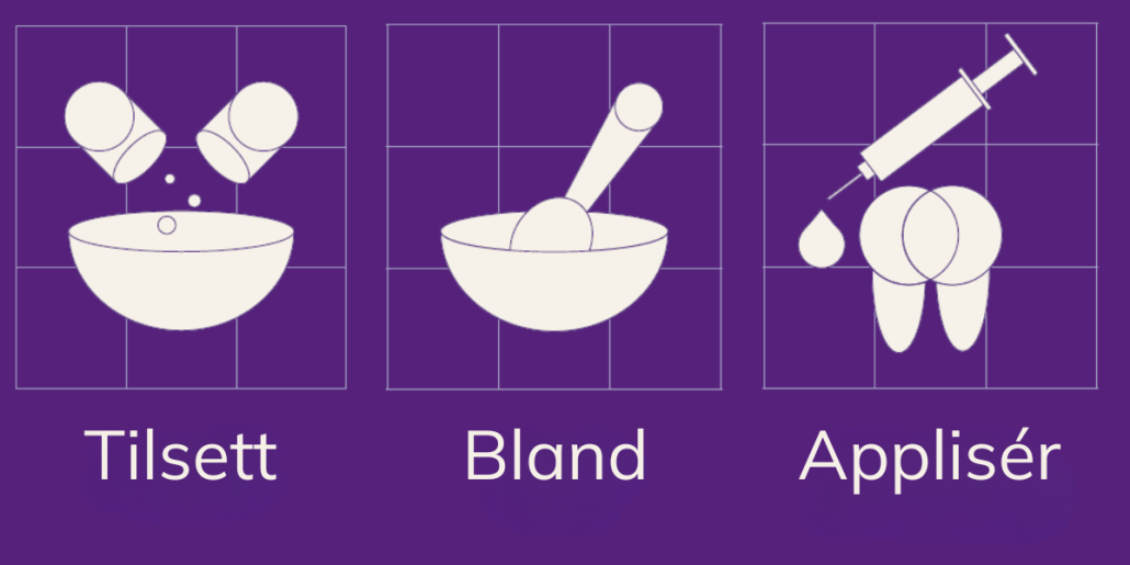 Dual Rinse Tilsett BLand Applisér