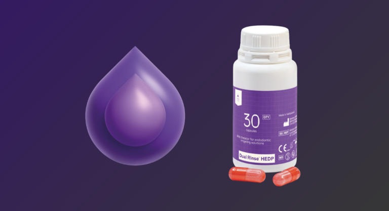 Dual Rinse HEDP irrigasjon forpakning