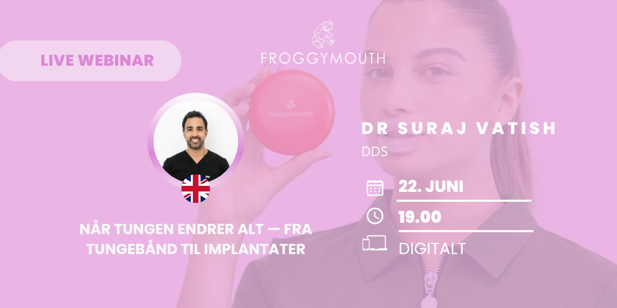 Gratis webinar med Dr Suraj Vatish, DDS